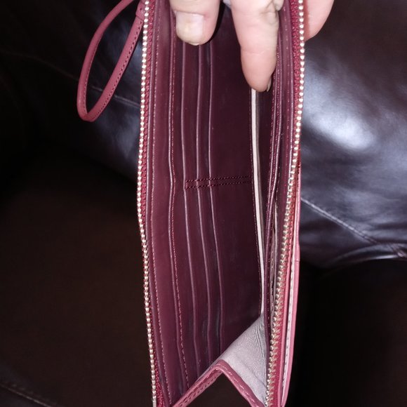 Coach Ashley Wristlet Wristlet Cursive Coach Logo - Picture 5 of 5